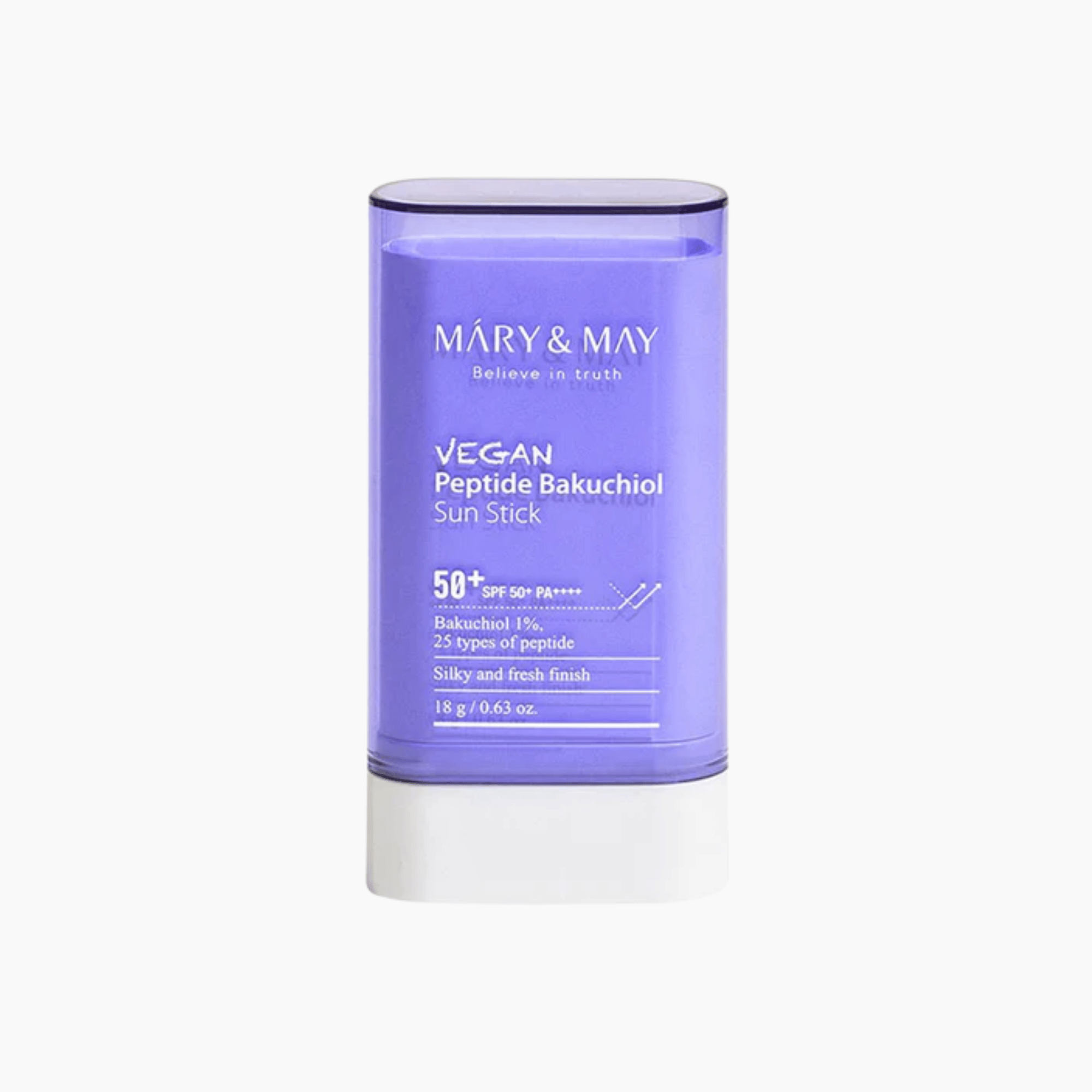 MARY & MAY Vegan Peptide Bakuchiol Sun Stick SPF50+ 18g - cosmadic