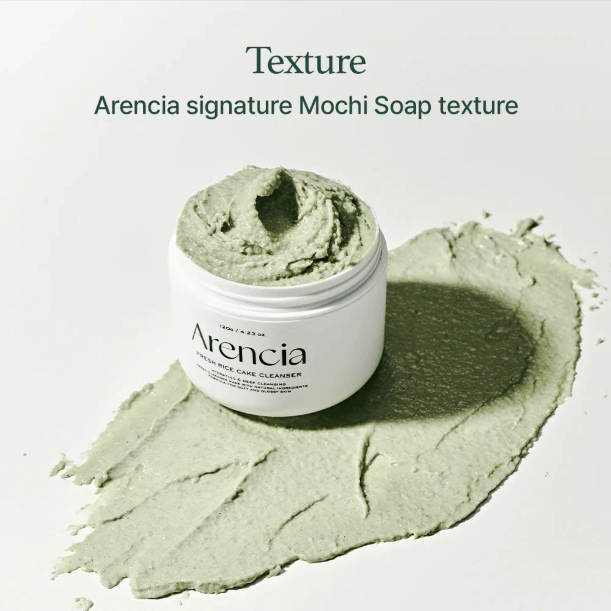 Arencia Fresh Green Rice Mochi Cleanser - cosmadic
