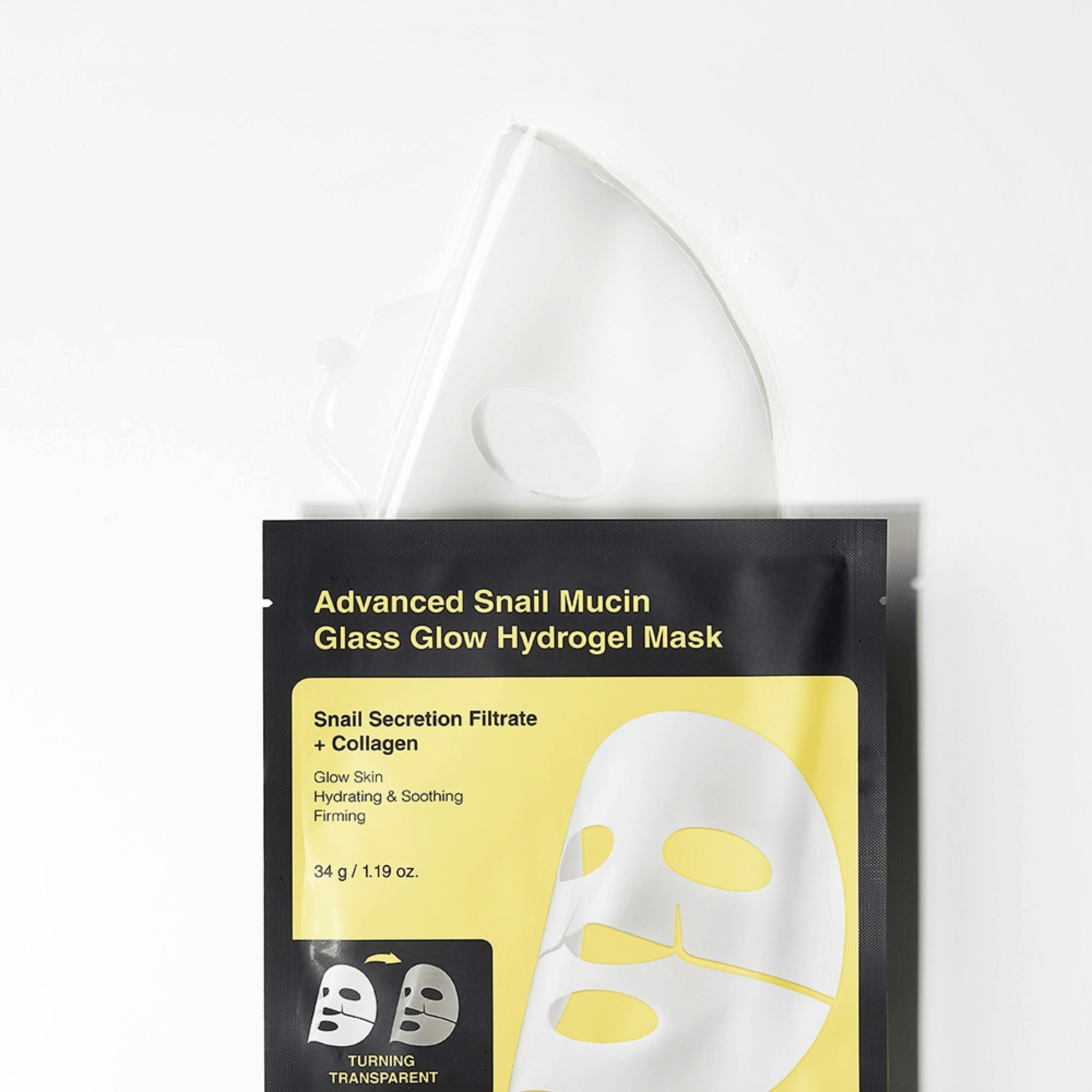 COSRX Advanced Snail Mucin Glas Glow Hydrogel Maske 3 Stück - cosmadic
