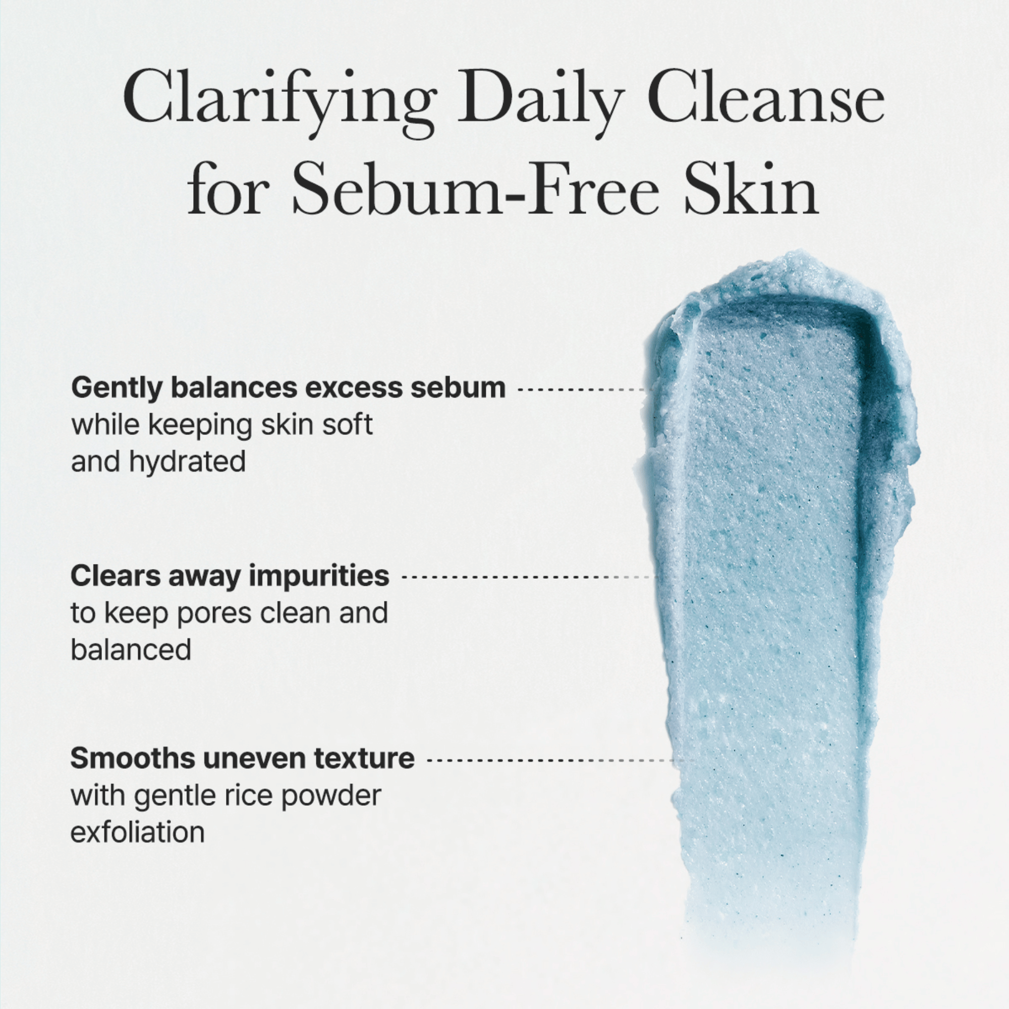 Arencia Fresh Blue Hyssop Rice Mochi Cleanser - cosmadic