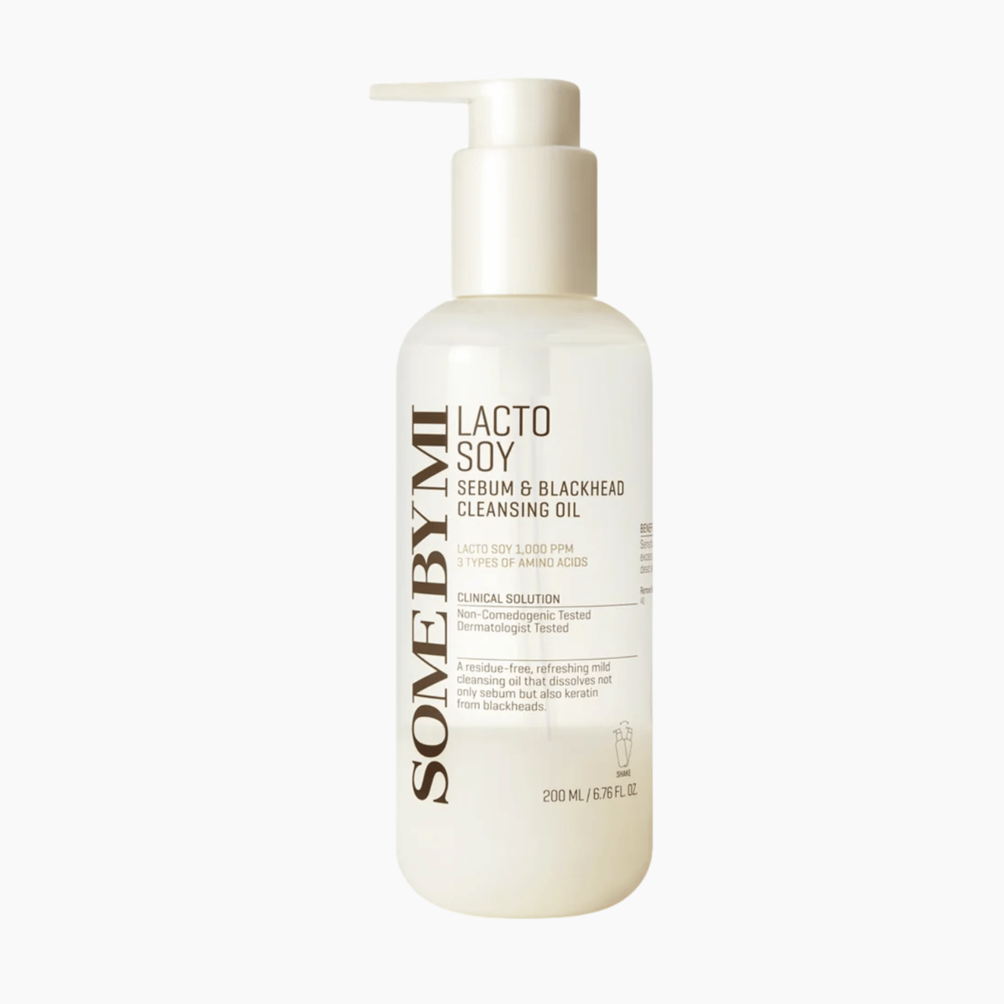 SOME BY MI Lactosoy Sebum & Blackhead Cleansing Oil 200ml - cosmadic