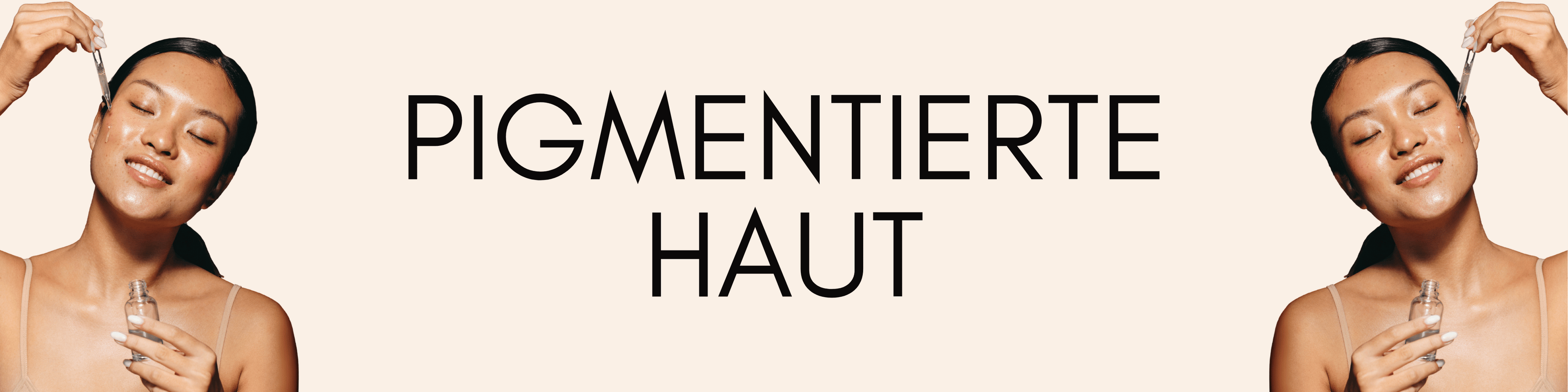 Pigmentierte Haut Banner