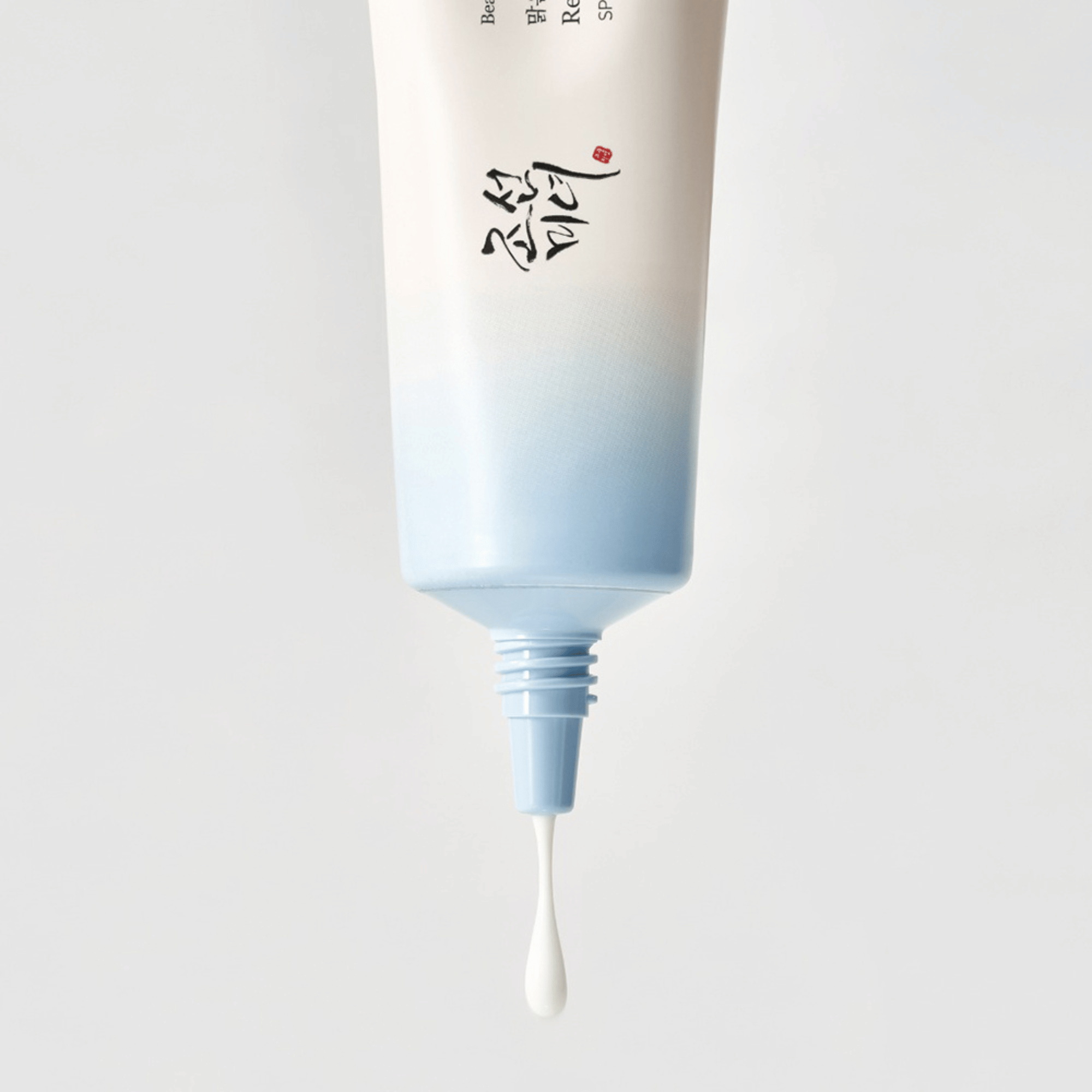Tropfende cremige Textur des Beauty of Joseon Relief Sun Aqua-Fresh ein korean skincare Bestseller