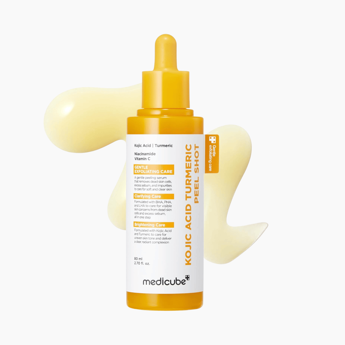 Medicube Kojic Acid Turmeric Peel Shot 80ml - cosmadic