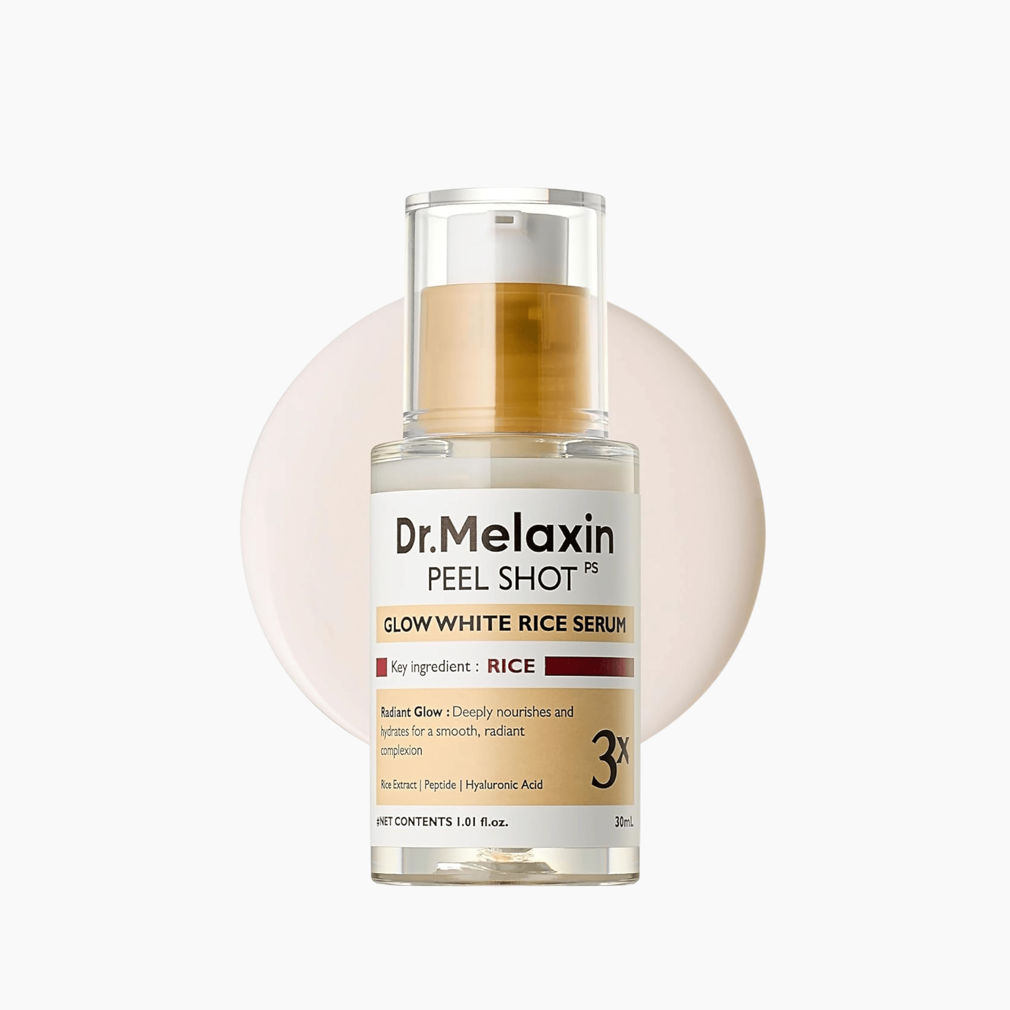 Dr.Melaxin Peel Shot Glow White Rice Serum 30ml - cosmadic
