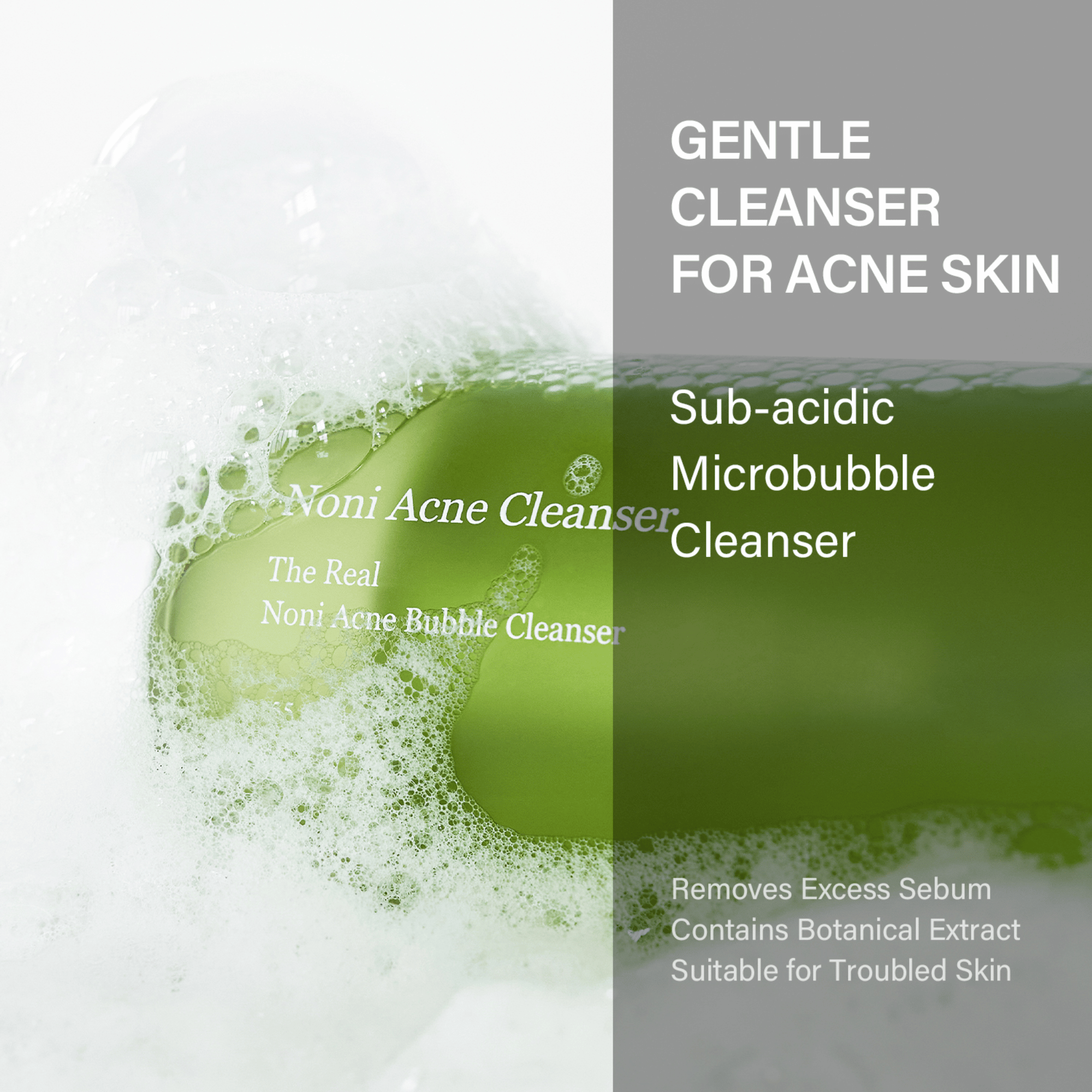 Celimax Noni Acne Bubble Cleanser 155ml - cosmadic