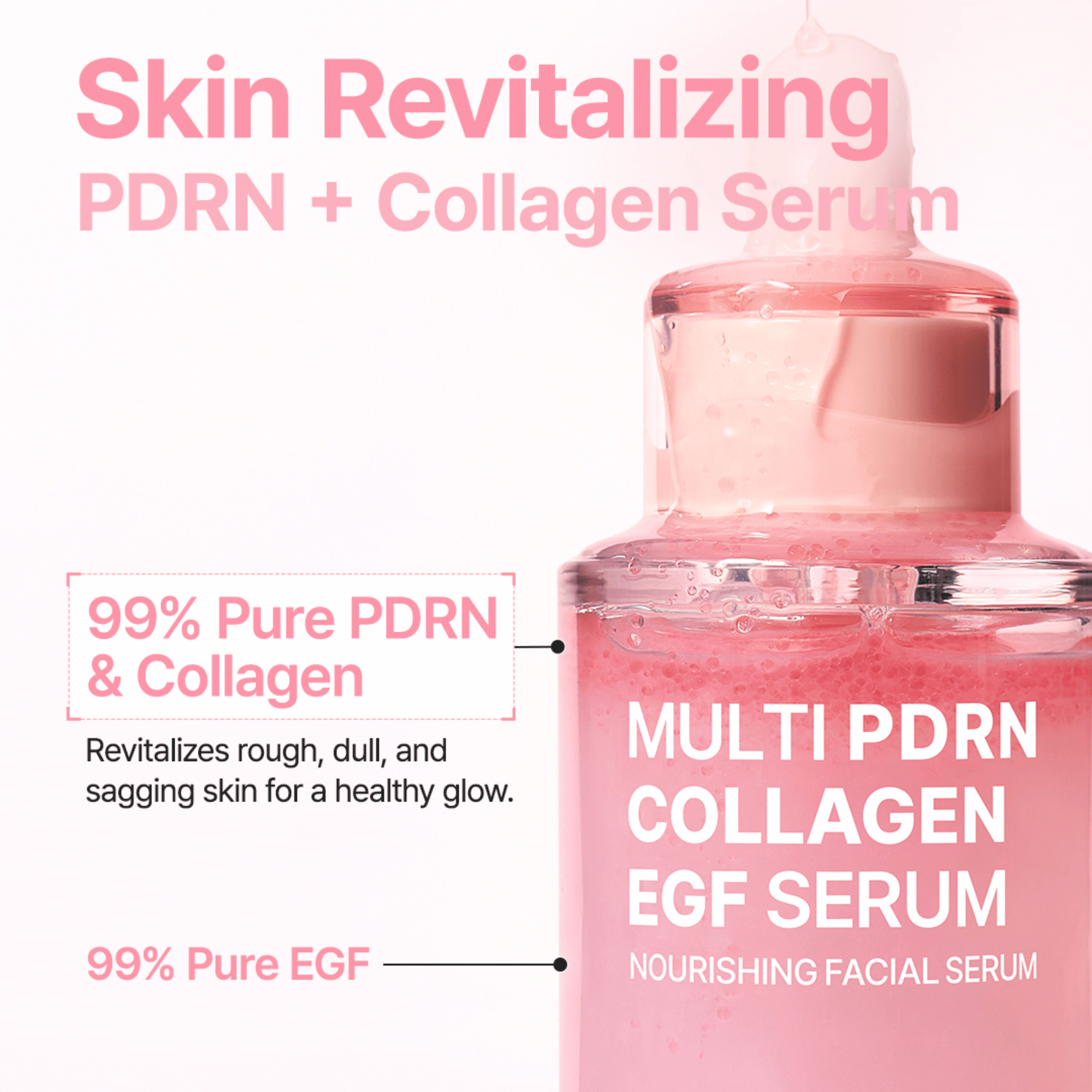 Purito Seoul Multi PDRN Collagen EGF Serum 30ml - cosmadic