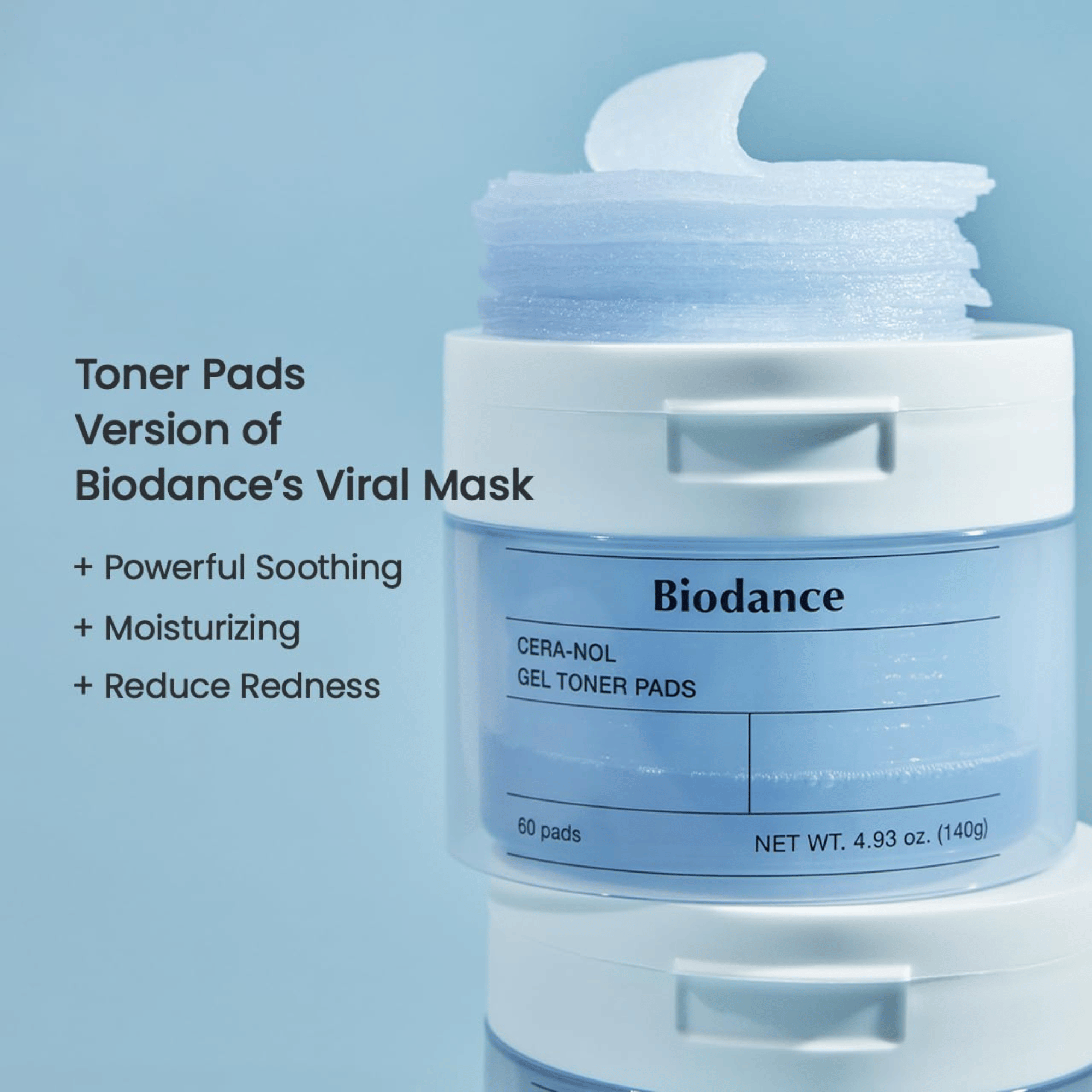 Biodance Cera-nol Gel Toner Pads 60 Pads - cosmadic