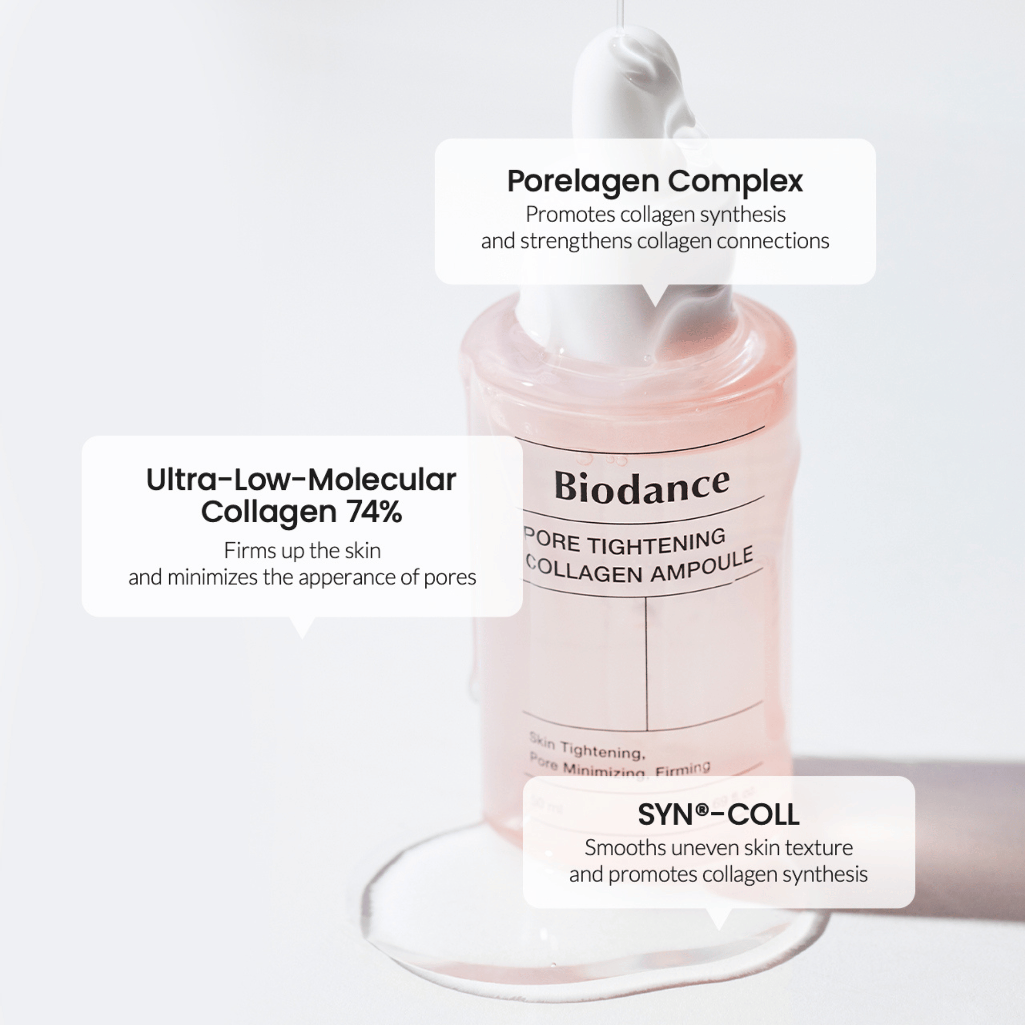 Biodance Pore Tightening Collagen Ampoule 50ml - cosmadic