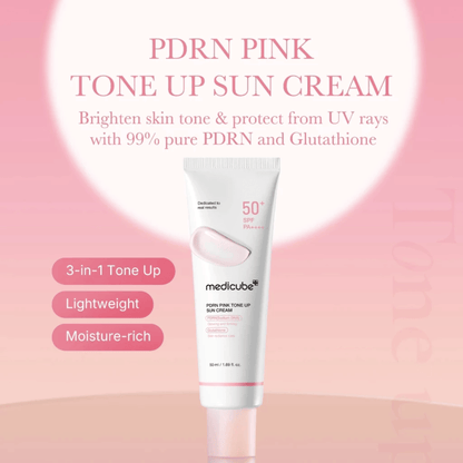 Medicube PDRN Pink Tone Up Sun Cream 50ml - cosmadic