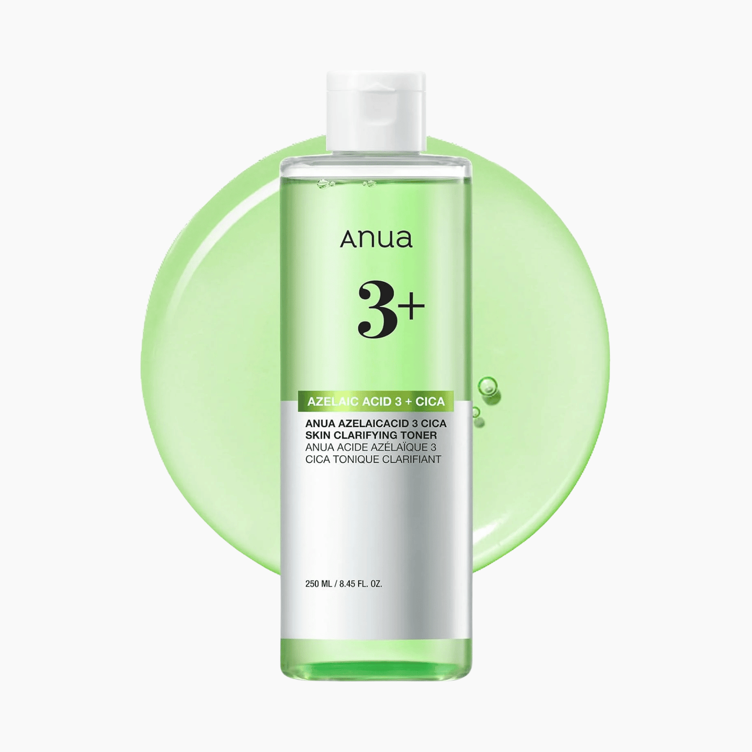 Anua Azelaic Acid 3 Cica Skin Clarifying Toner 250ml - cosmadic