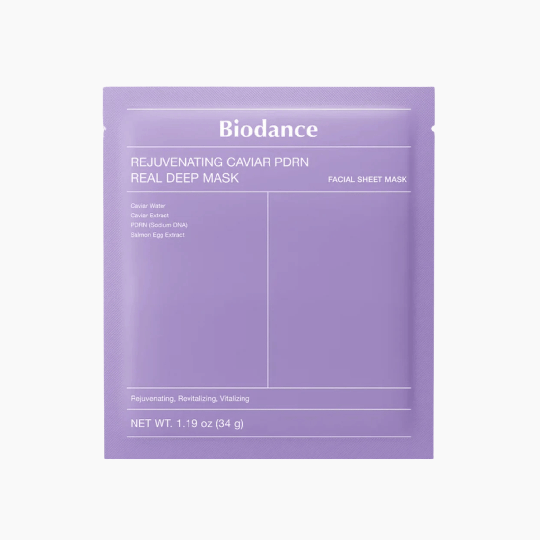 Biodance Rejuvenating Caviar PDRN Real Deep Mask 4 Stück - cosmadic