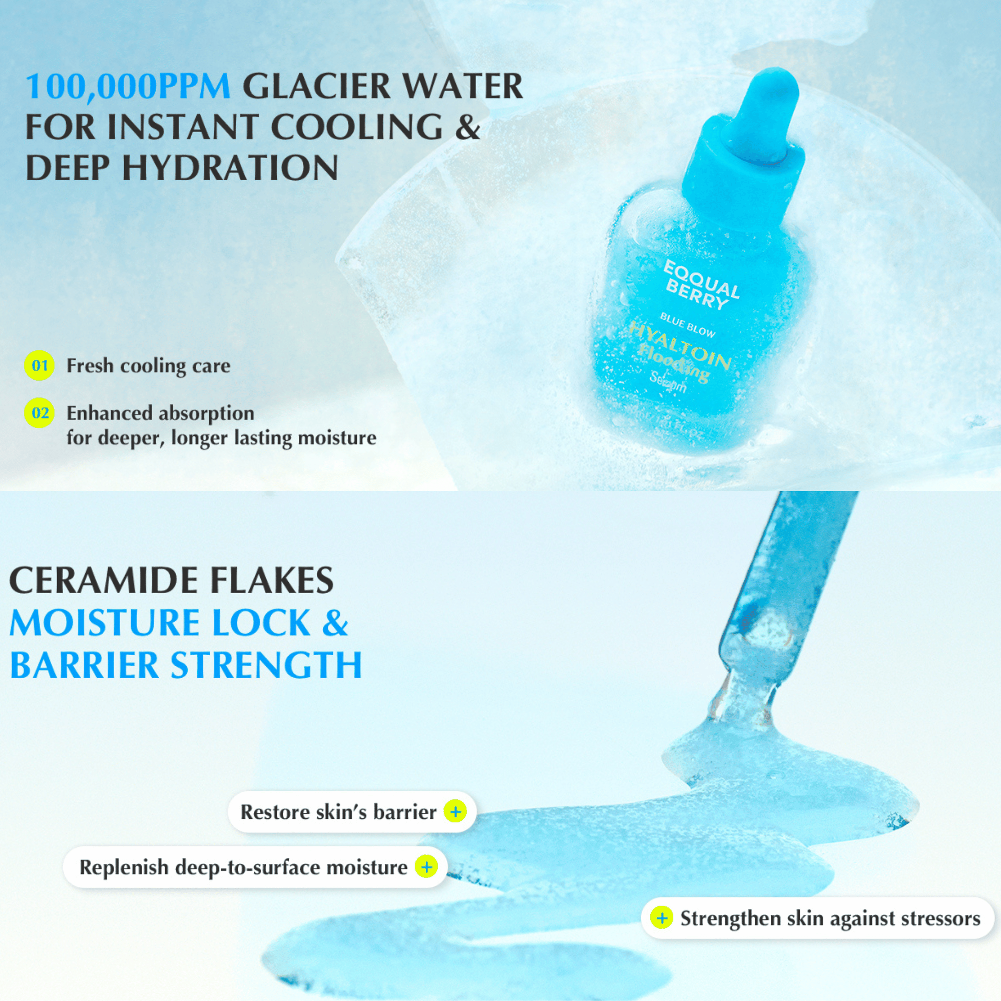 EQQUALBERRY Hyaltoin Flooding Serum 30ml - cosmadic