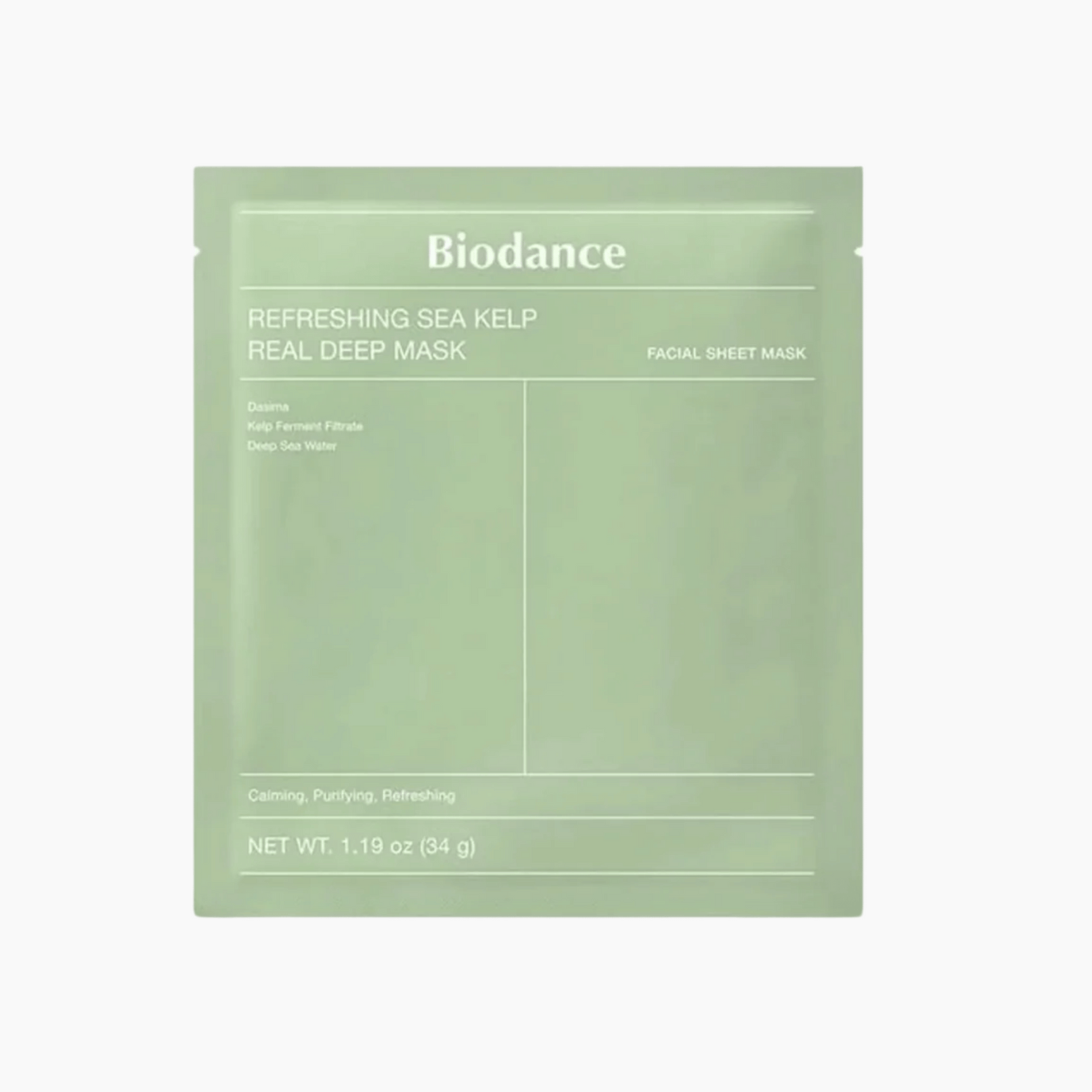 Biodance Refreshing Sea Kelp Real Deep Mask 1 Stück - Cosmadic