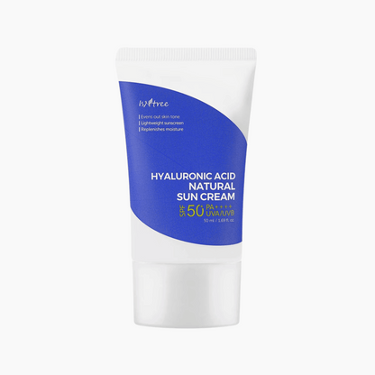 Isntree Hyaluronic Acid Natural Sun Cream 50ml SPF50+PA++++ - cosmadic