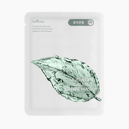 Isntree Mugwort Calming Gauze Mask - cosmadic