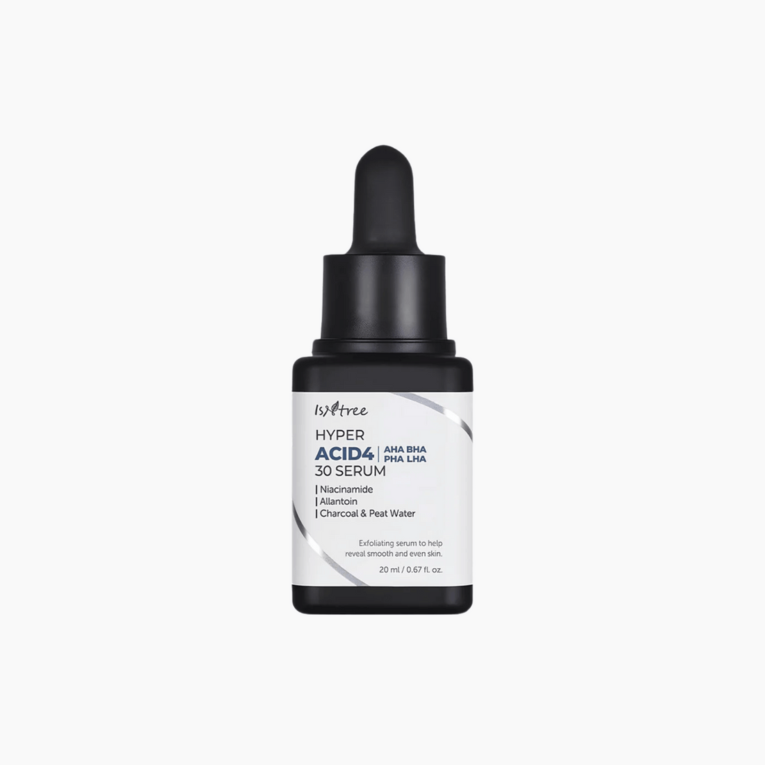 Isntree Hyper Acid4 AHA BHA PHA LHA 30 Serum 20ml - cosmadic