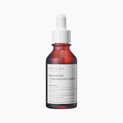 MARY &amp; MAY Niacinamide + Chaenomeles Sinensis Serum 30ml - cosmadic