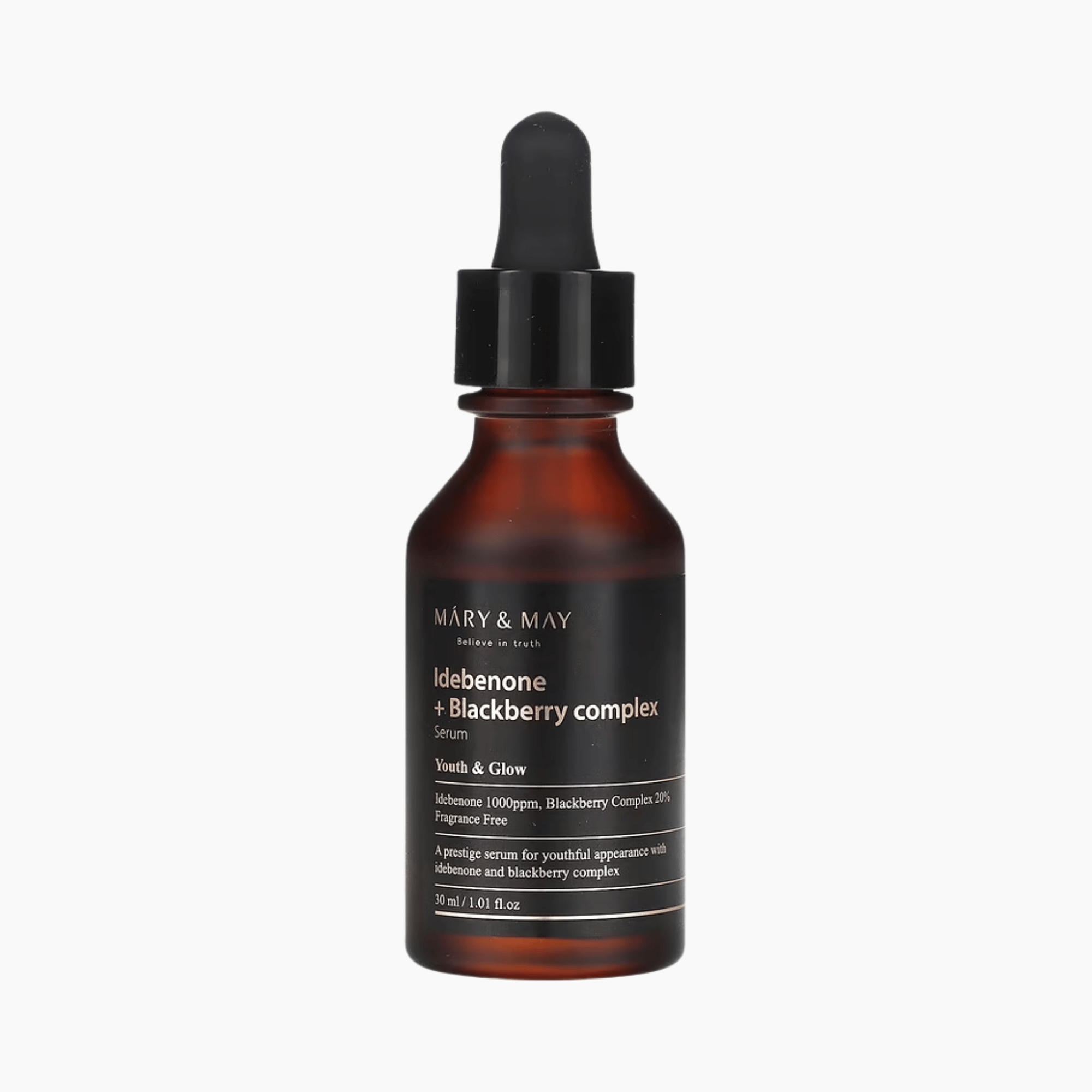 MARY &amp; MAY Idebenone + Blackberry Complex Serum 30ml - cosmadic