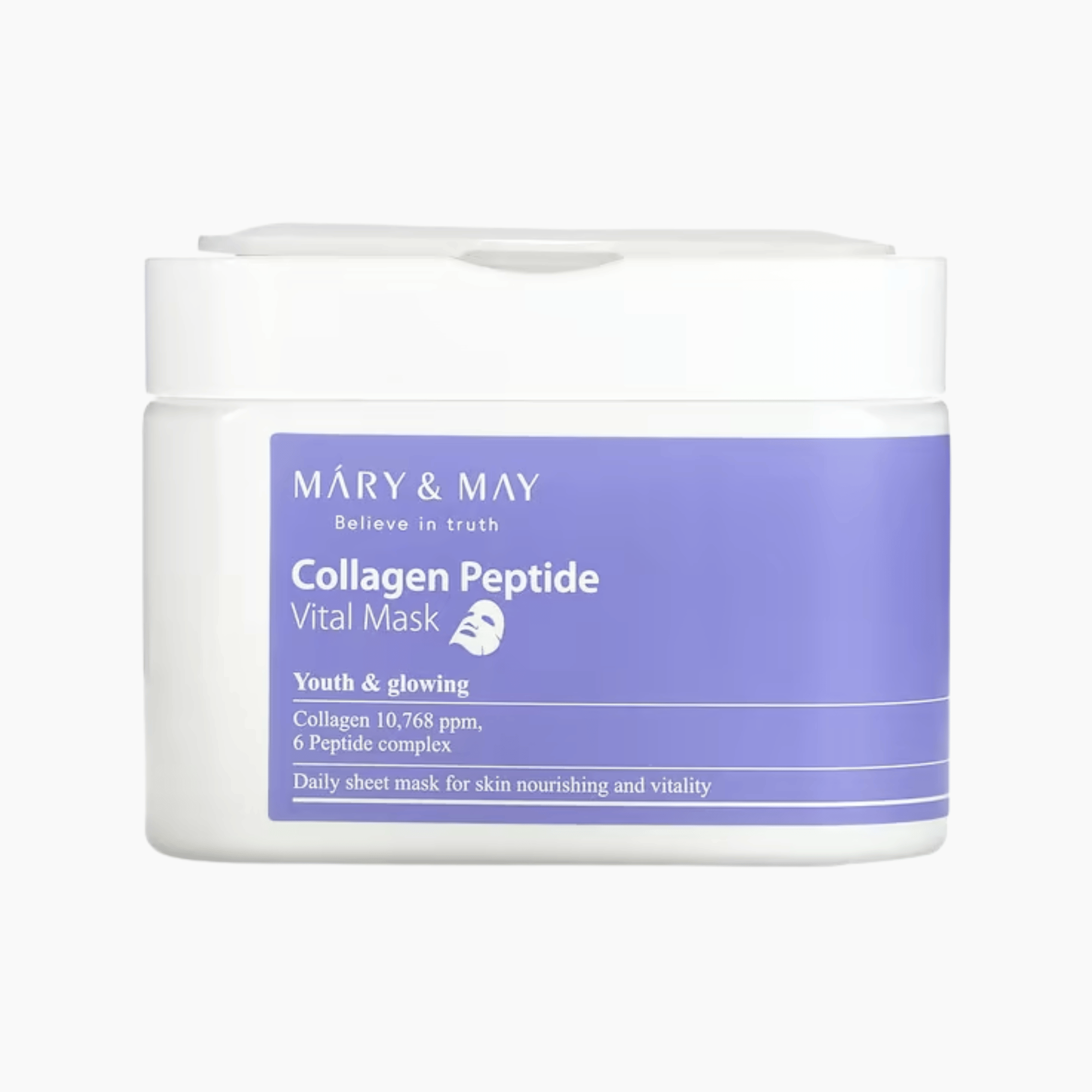 MARY &amp; MAY Collagen Peptide Vital Mask 30 Stk - cosmadic