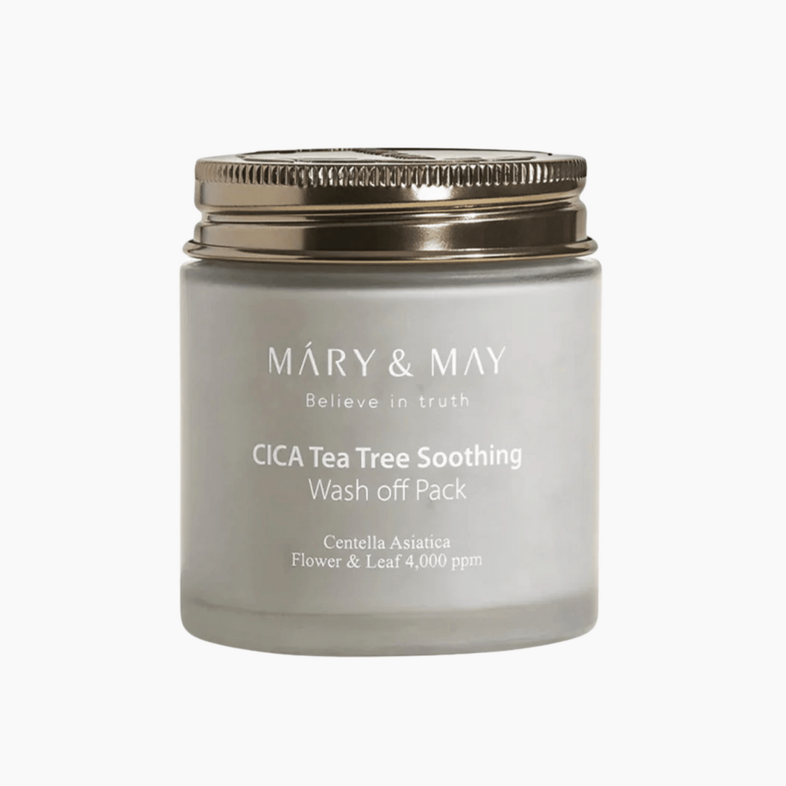 MARY &amp; MAY Cica Tea Tree Soothing Wash off Pack 125g - cosmadic