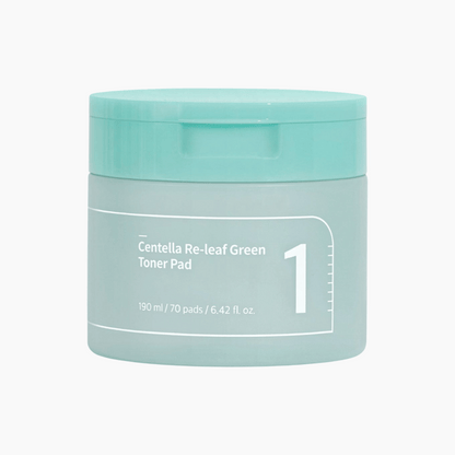 Numbuzin No.1 Centella Re-leaf Green Toner Pad 70Stk - cosmadic