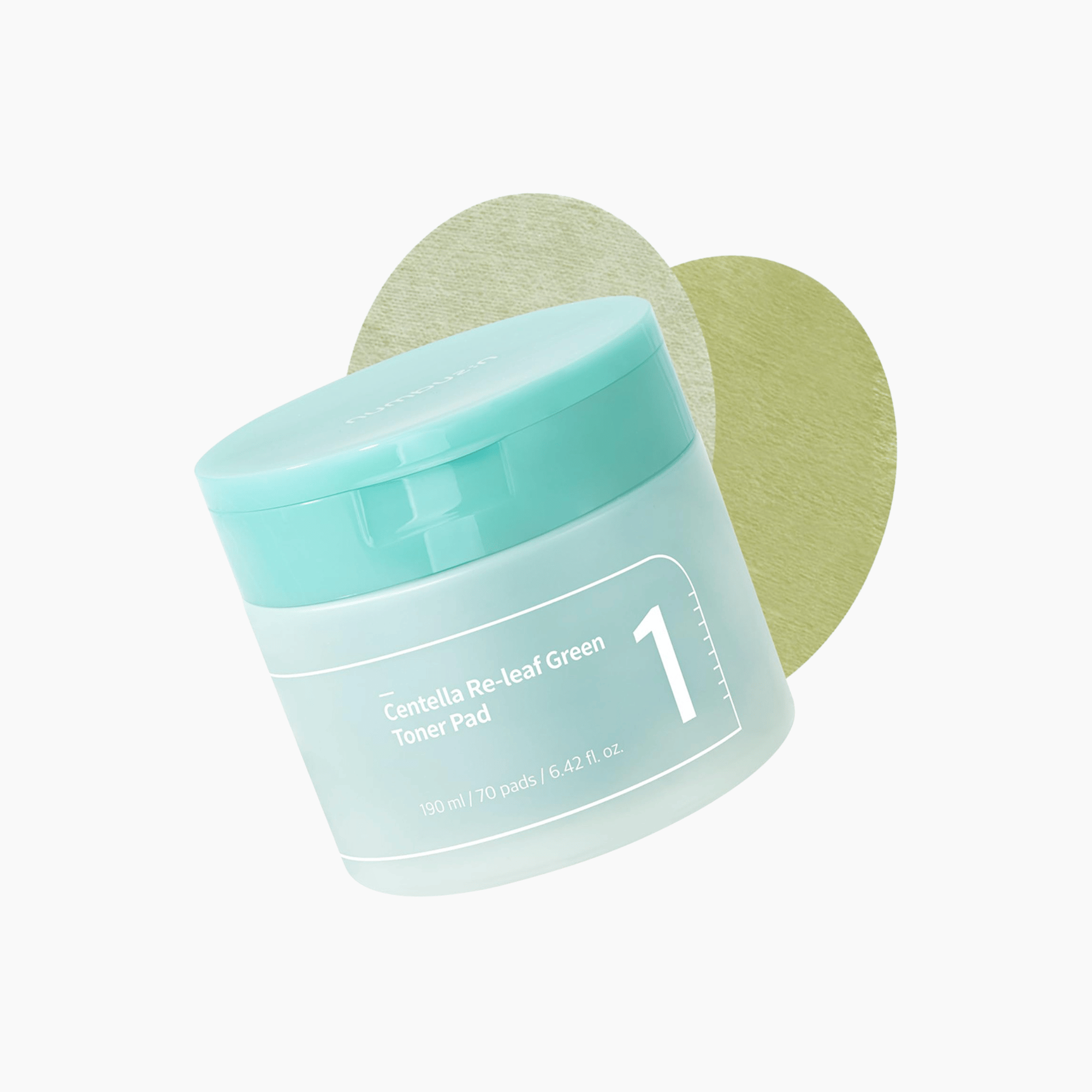 Numbuzin No.1 Centella Re-leaf Green Toner Pad 70Stk - cosmadic