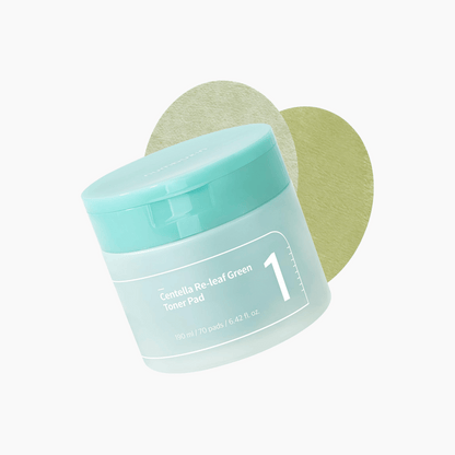 Numbuzin No.1 Centella Re-leaf Green Toner Pad 70Stk - cosmadic