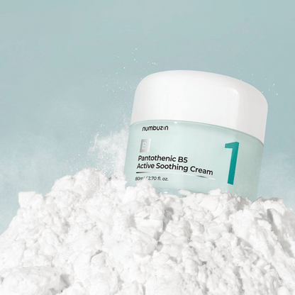 Numbuzin No.1 Pantothenic B5 Active Soothing Cream 80ml - cosmadic