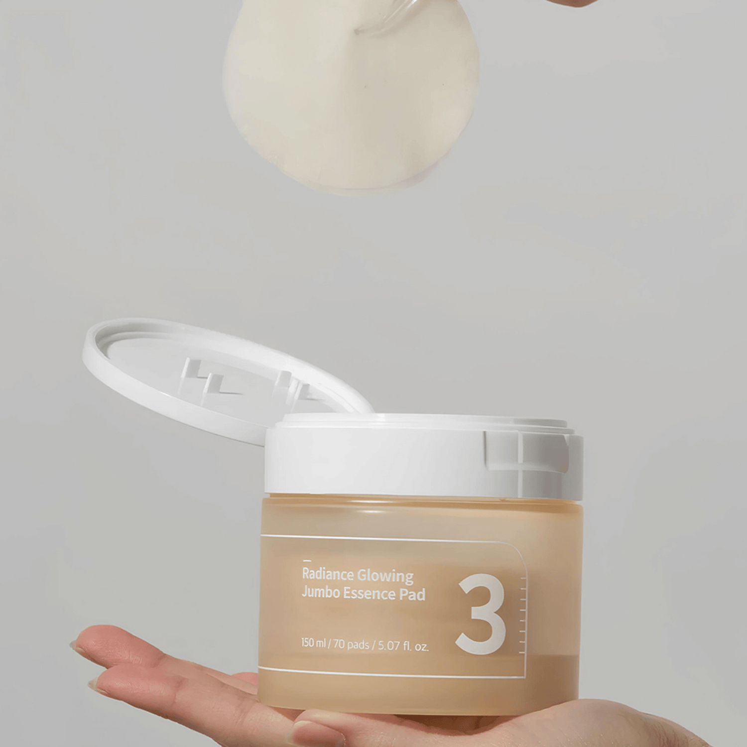 Numbuzin No.3 Radiance Glowing Jumbo Essence Pad 70Stk - cosmadic