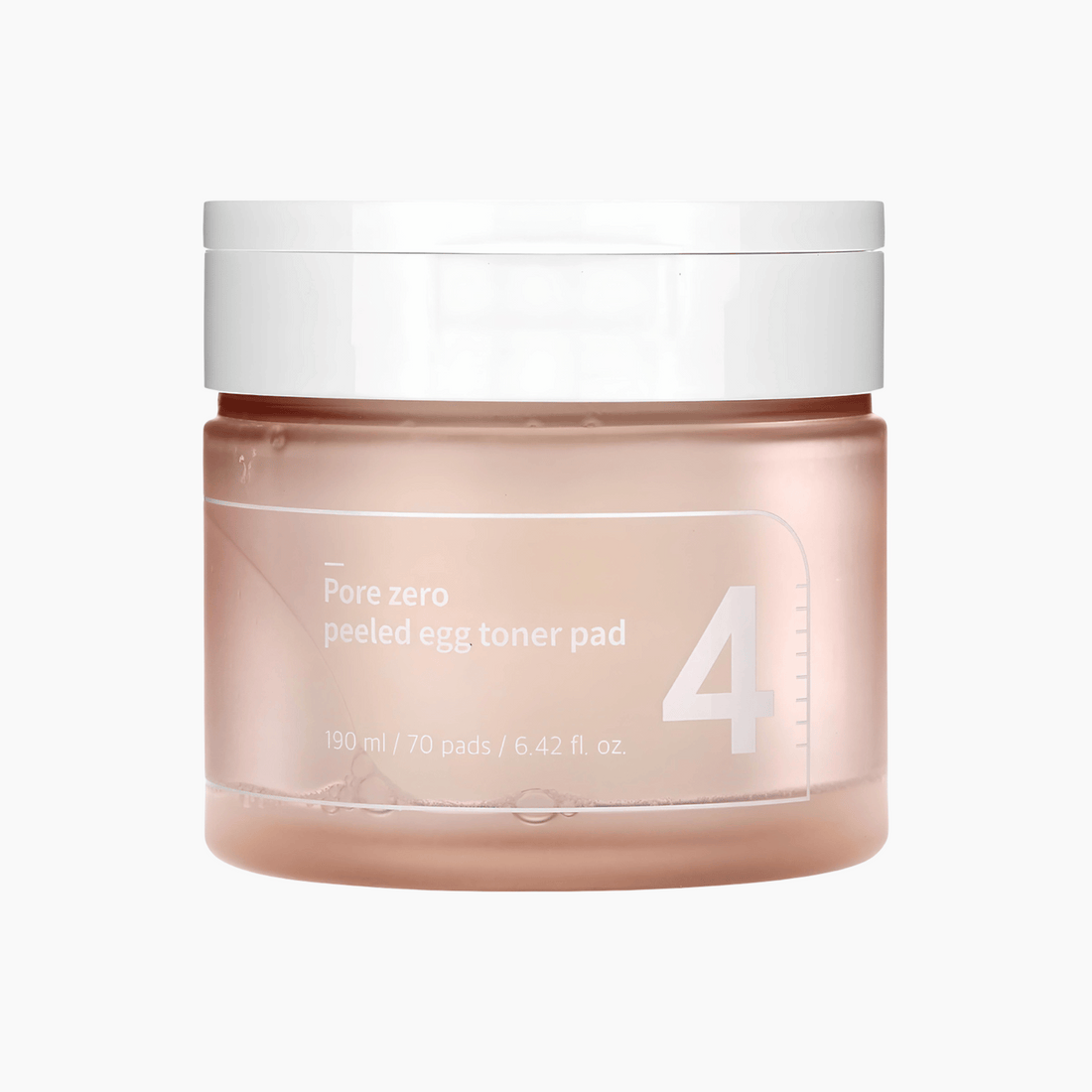 Numbuzin No.4 Pore Zero Peeled Egg Toner Pad 70Stk - cosmadic