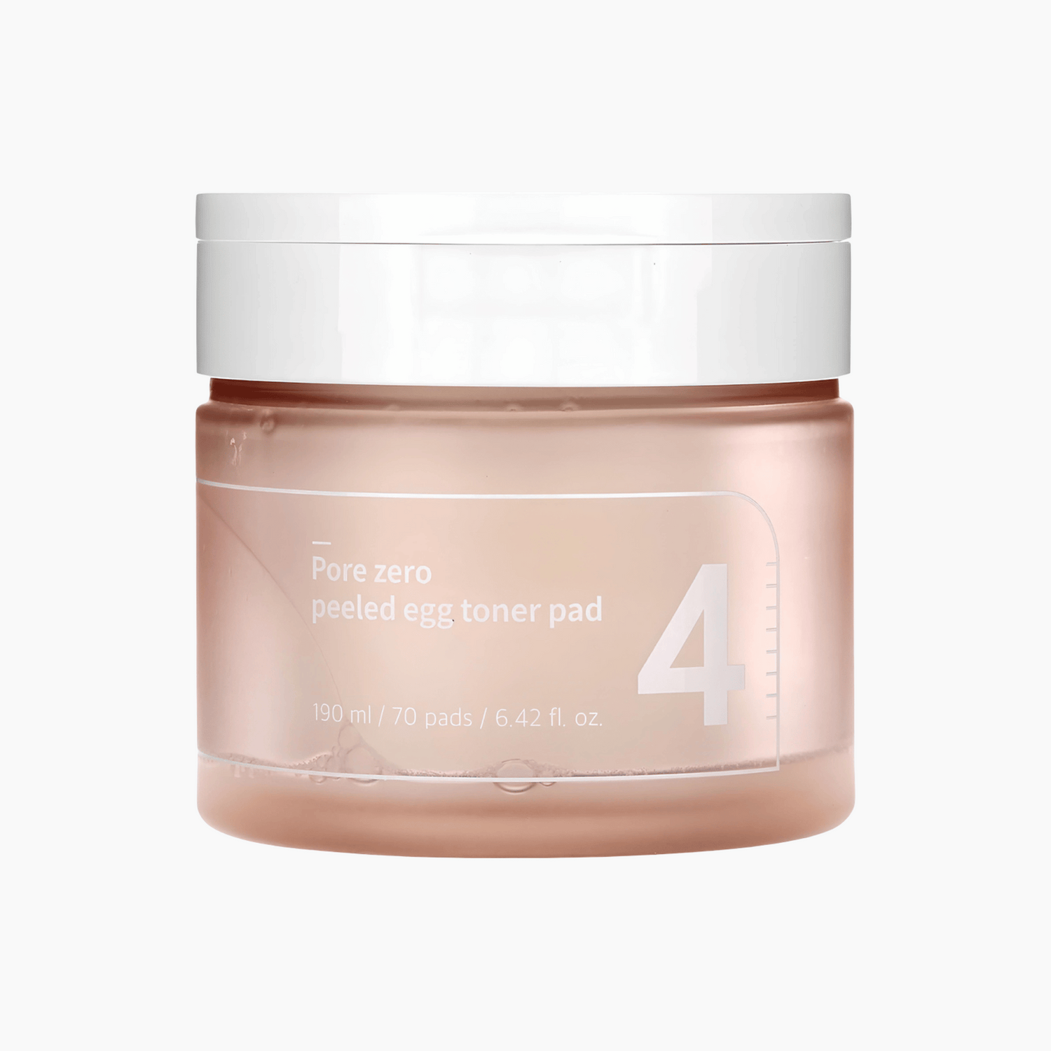 Numbuzin No.4 Pore Zero Peeled Egg Toner Pad 70Stk - cosmadic