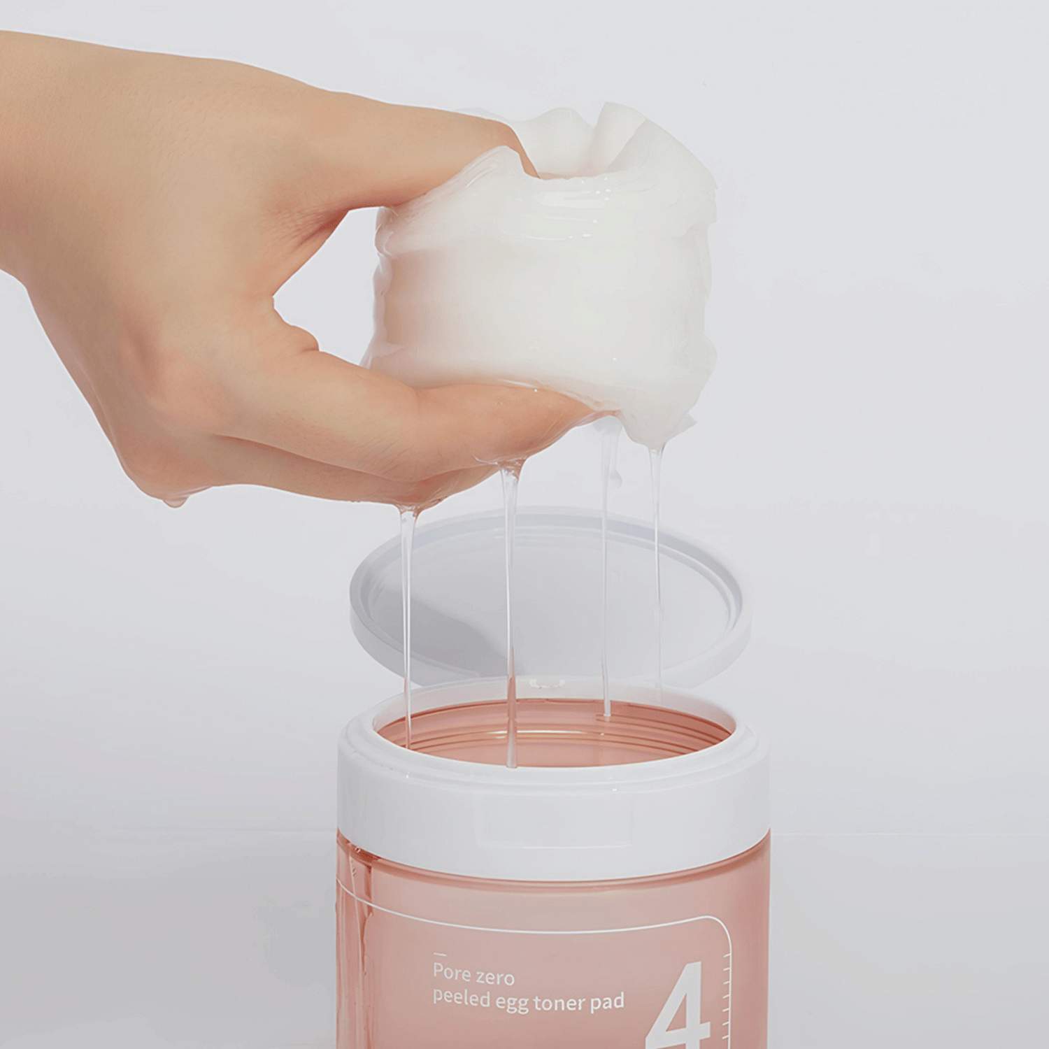 Numbuzin No.4 Pore Zero Peeled Egg Toner Pad 70Stk - cosmadic