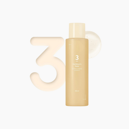Numbuzin No.3 Super Glowing Essence Toner 200ml - cosmadic