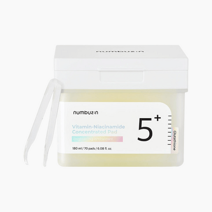 Numbuzin No.5 Vitamin Niacinamide Concentrated Pad 70Stk - cosmadic