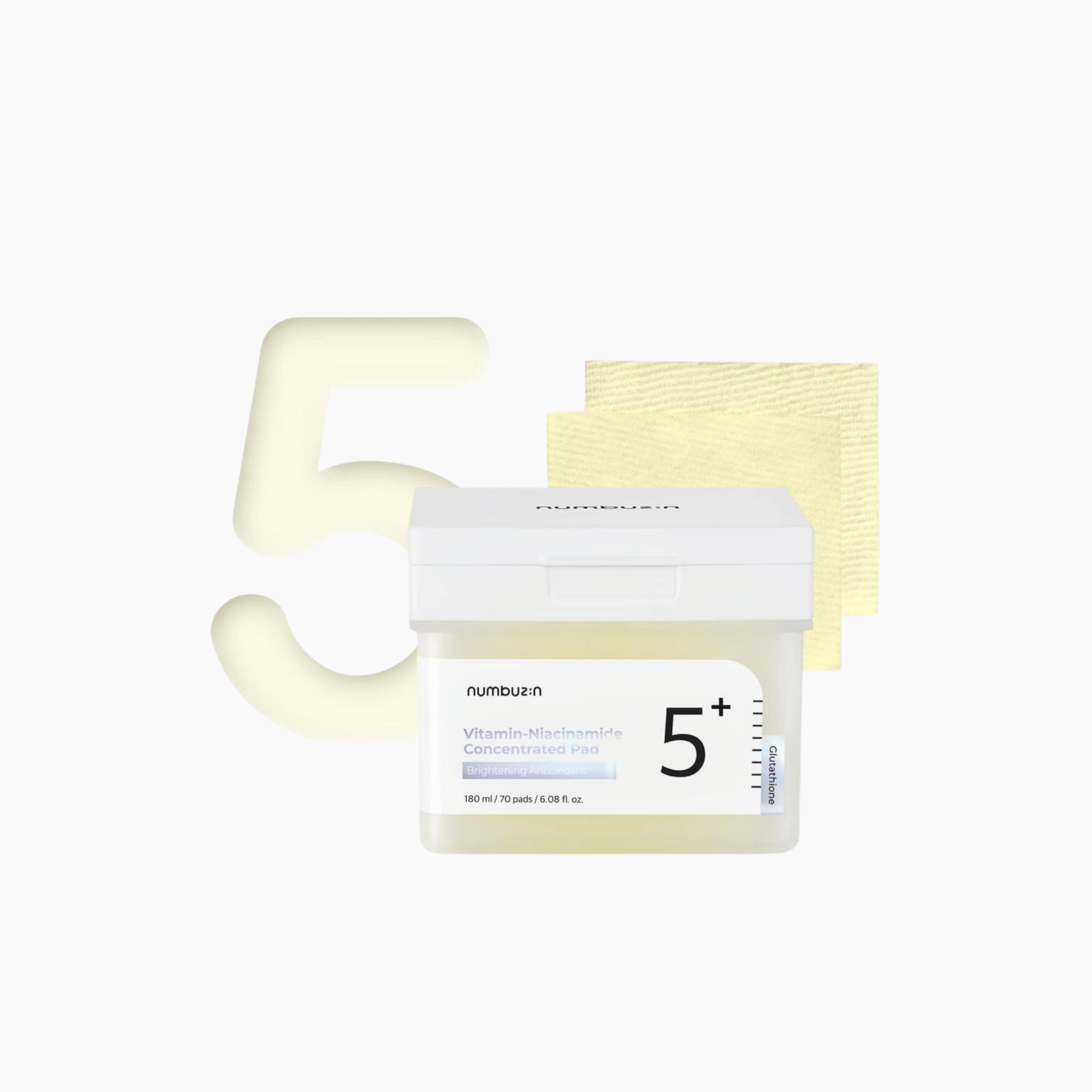 Numbuzin No.5 Vitamin Niacinamide Concentrated Pad 70Stk - cosmadic