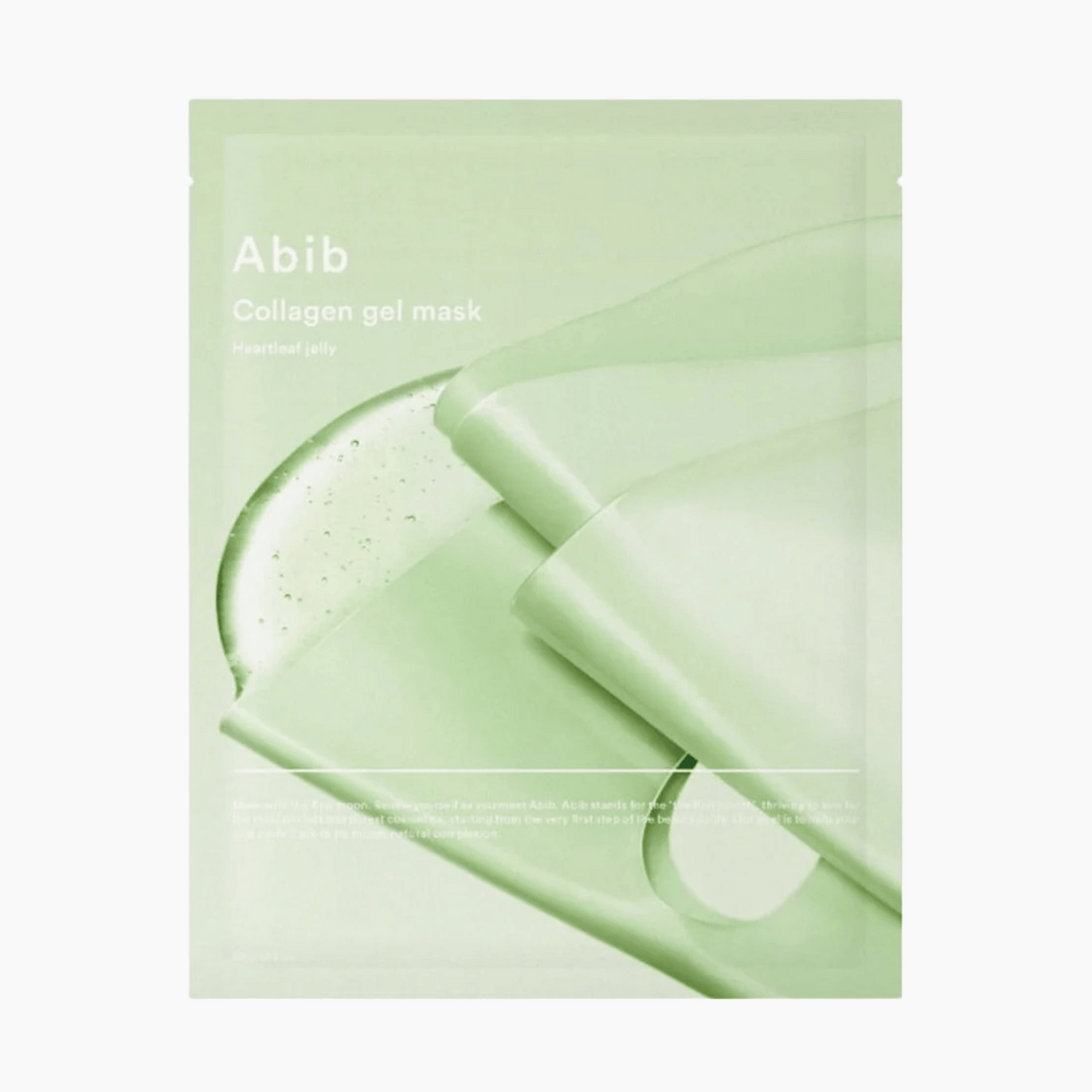 Abib Collagen Gel Mask Heartleaf Jelly – beruhigende Tuchmaske mit Centella für sensible Haut und Glow