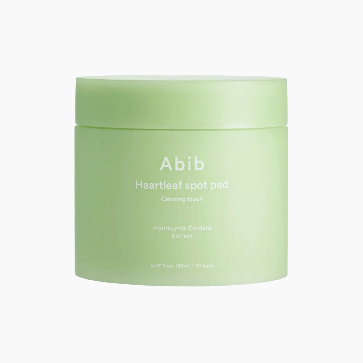 Abib Heartleaf Spot Pad 80 Pads – K-Beauty Toner-Pads in grüner Dose zur sanften Pflege empfindlicher und unreiner Haut