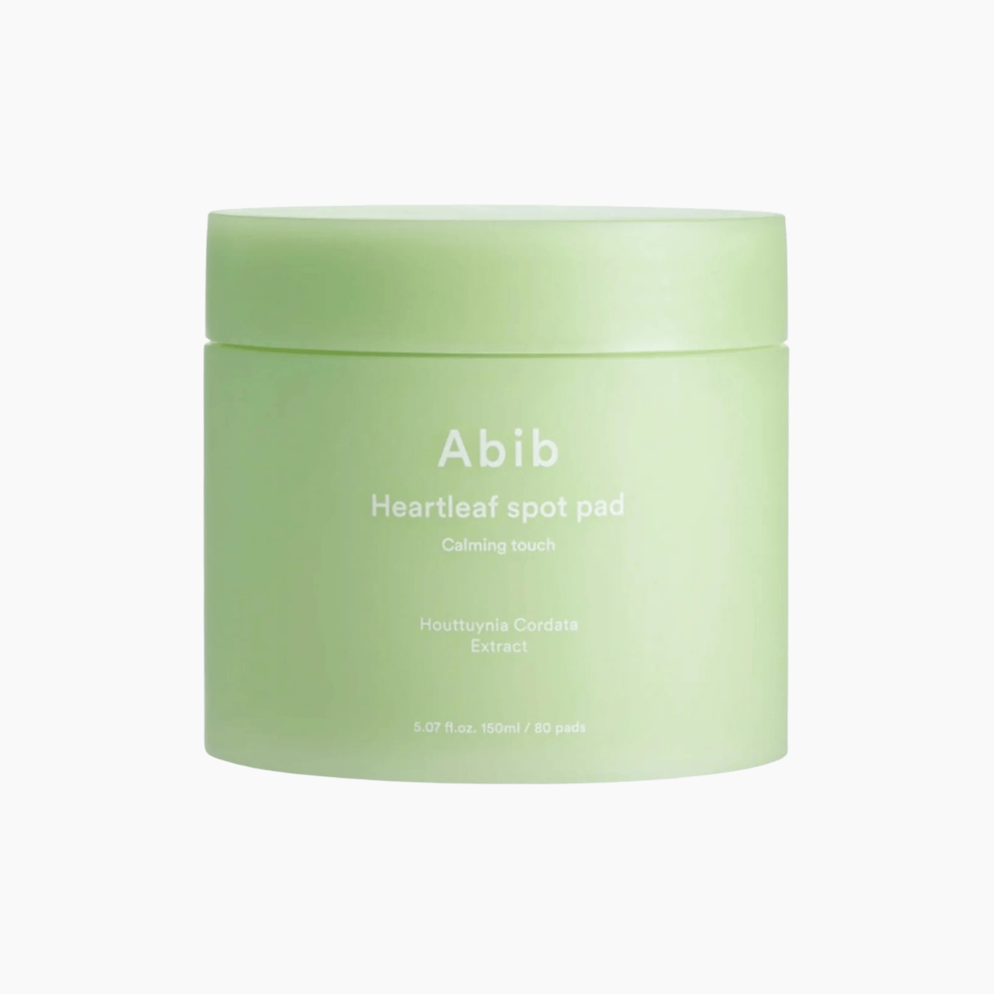 Abib Heartleaf Spot Pad 80 Pads – K-Beauty Toner-Pads in grüner Dose zur sanften Pflege empfindlicher und unreiner Haut