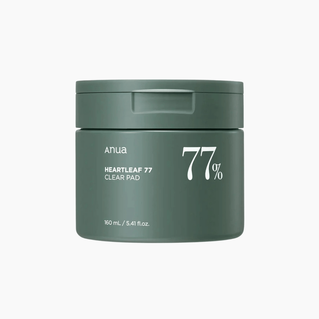 Anua Heartleaf 77% Clear Pad 160ml – beruhigende Peelingpads mit Houttuynia Cordata für empfindliche Haut