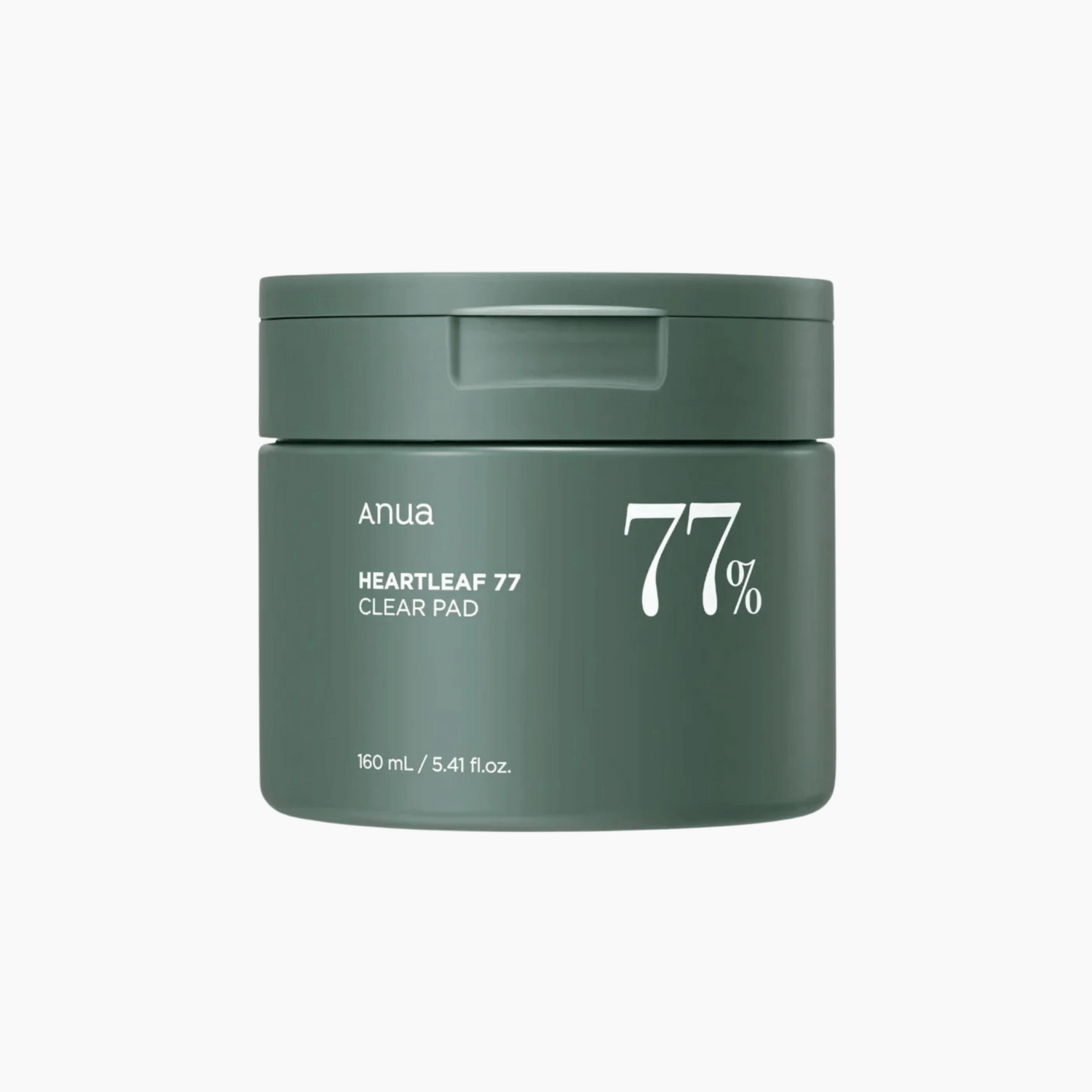 Anua Heartleaf 77% Clear Pad 160ml – beruhigende Peelingpads mit Houttuynia Cordata für empfindliche Haut