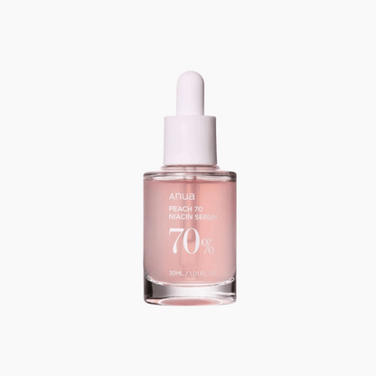 Anua Peach 70% Niacin Serum 30ml – koreanische Skincare für einen ebenmäßigen Hautton