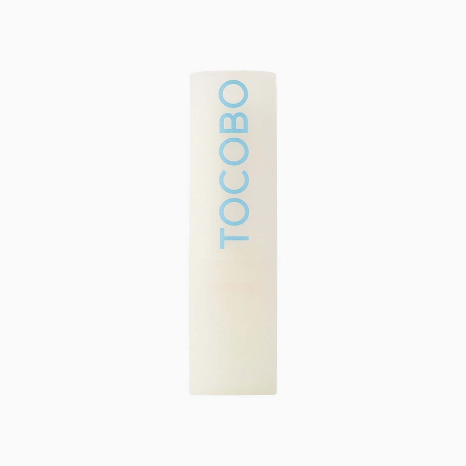 Helles Produktbild des Tocobo Vita Glazed Lip Balm Pink in geschlossener Hülse mit blauem Logo auf weißem Hintergrund