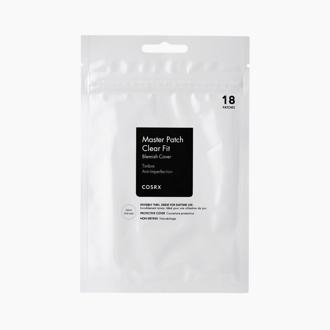 COSRX Master Patch Clear Fit Blemish Cover 18 Patches - cosmadic