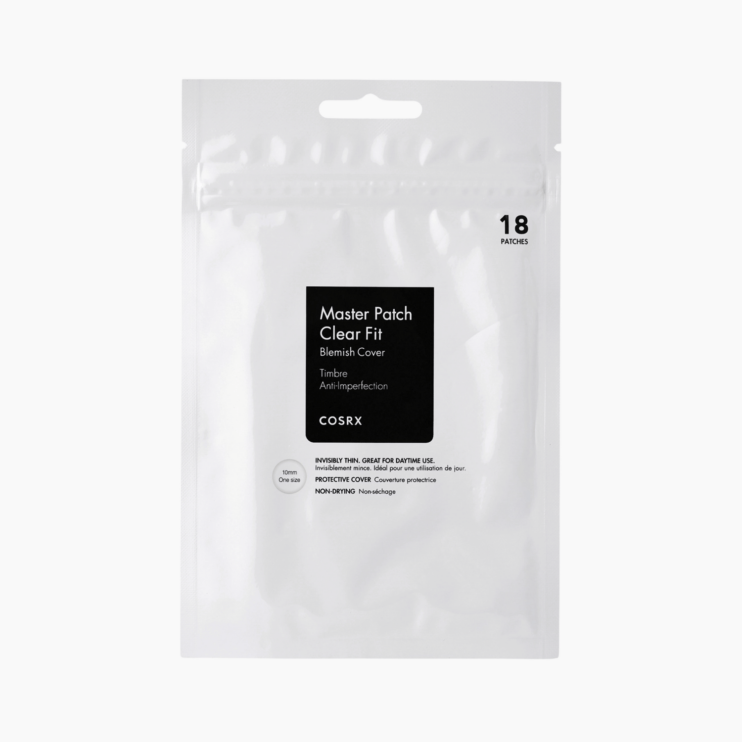 COSRX Master Patch Clear Fit Blemish Cover 18 Patches - cosmadic