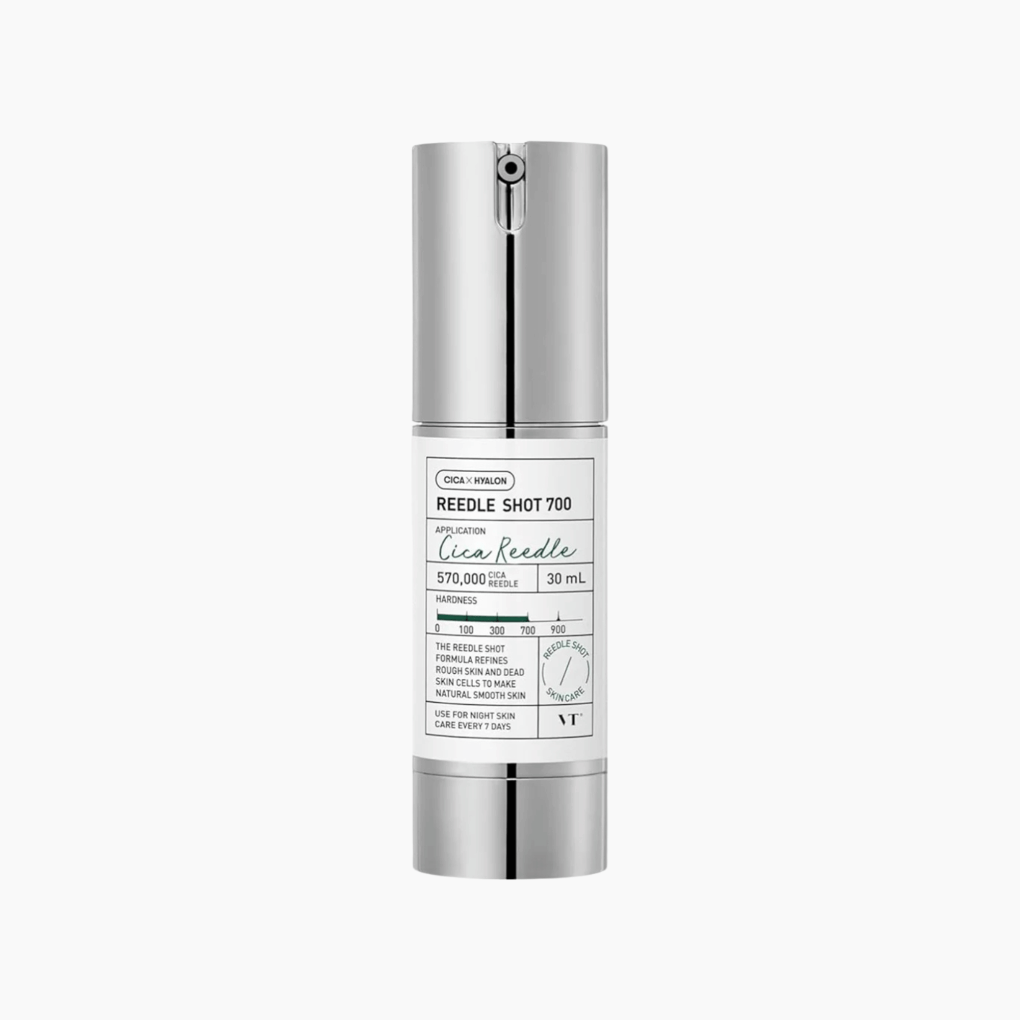 VT Cosmetics Reedle Shot 700 30ml in silbernem Pumpspender