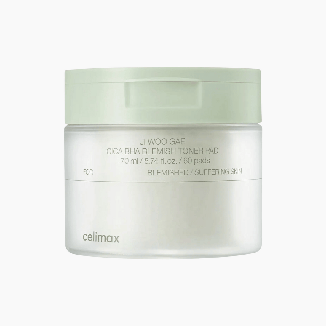 Celimax Cica BHA Blemish Toner Pad 170ml - 60 Pads - cosmadic