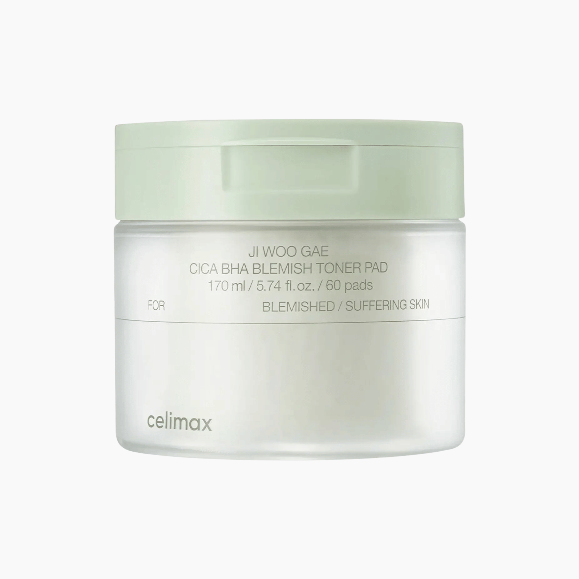 Celimax Cica BHA Blemish Toner Pad 170ml - 60 Pads - cosmadic