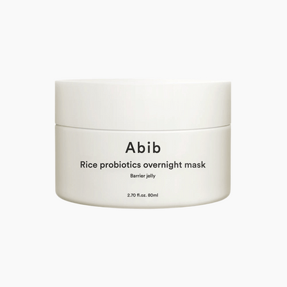 Abib Rice Probiotics Overnight Mask Barrier Jelly 80ml - cosmadic