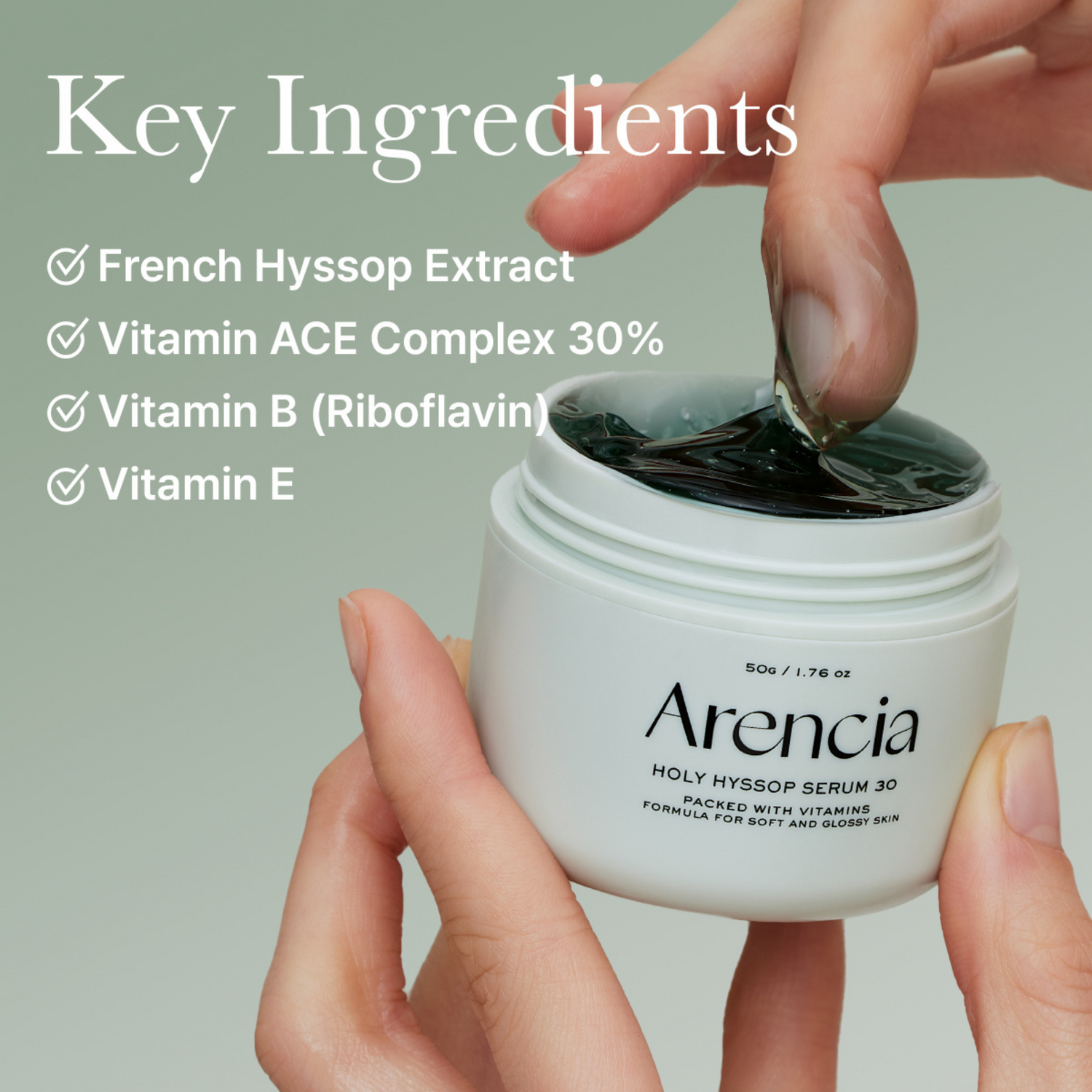 Arencia Holy Hyssop Serum 30 - cosmadic